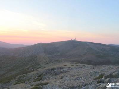 La Maliciosa al atardecer: una ruta entre luces y siluetas - Luna Llena;rutas senderismo invierno gr